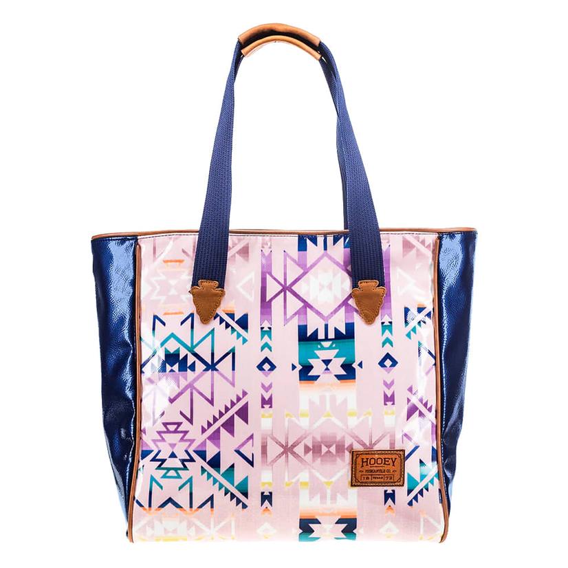  Hooey Women's Pink Navy Monterrey Classic Tote