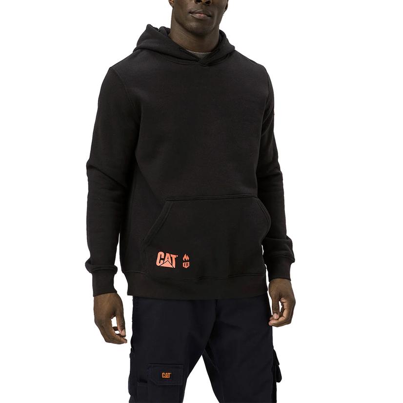  Cat Fr Midweight Men's Black Hoodie Pullover