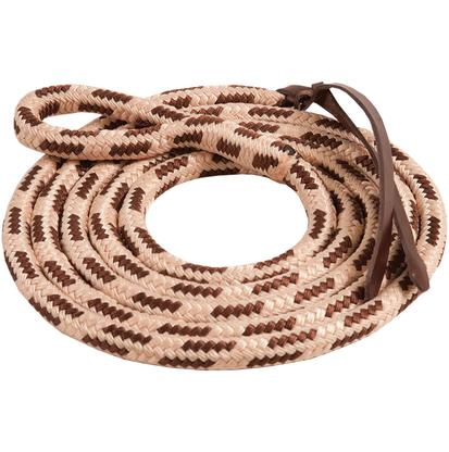 Mustang Eye-Slide Poly Lead Rope BROWN/NATURAL