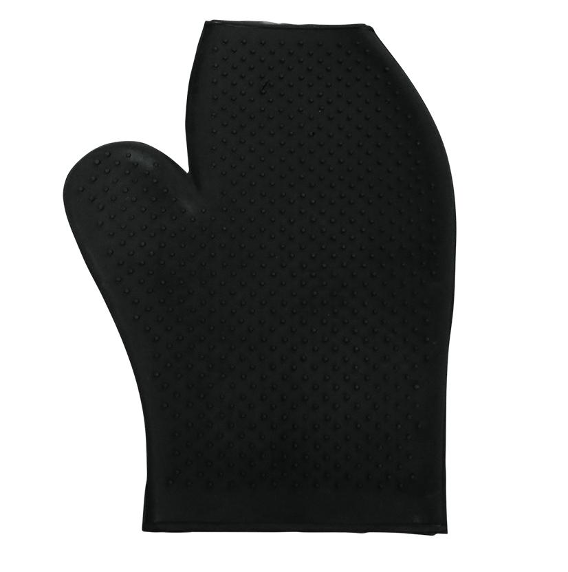 Rubber Massage Glove BLACK
