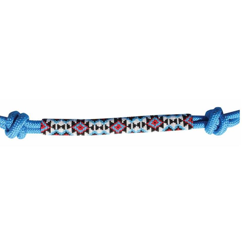Professional's Choice Beaded Rope Halter TURQUOISE