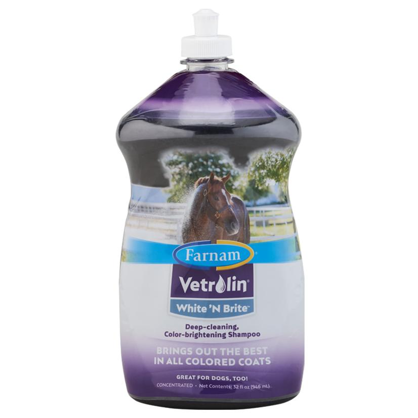  Farnam Vetrolin White ' N Brite Shampoo 32 Oz.