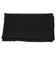 Solid Color Silk Wild Rag BLACK