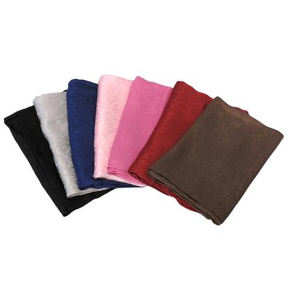 Solid Color Jacquard Wild Rag 
