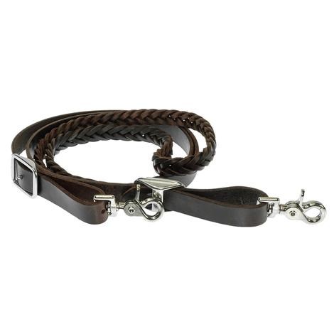  Braided Latigo Roping Rein
