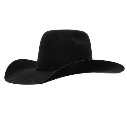 Resistol Tuff Hedeman 3X Pay Window Black Felt Cowboy Hat